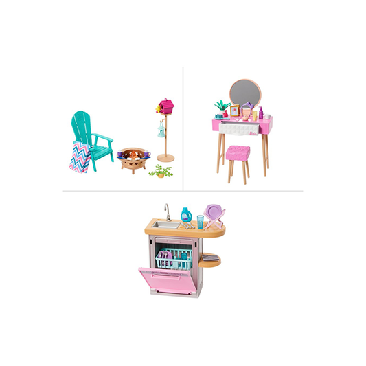 Barbie Furniture Accessory Packs - Assorted