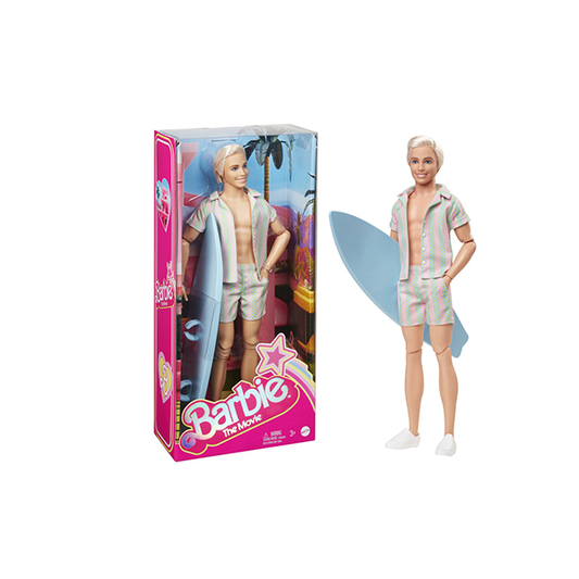 Barbie Movie: Ken Doll Wearing Striped Matching Set
