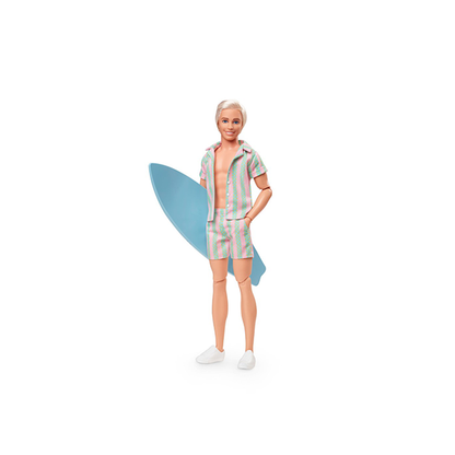 Barbie Movie: Ken Doll Wearing Striped Matching Set