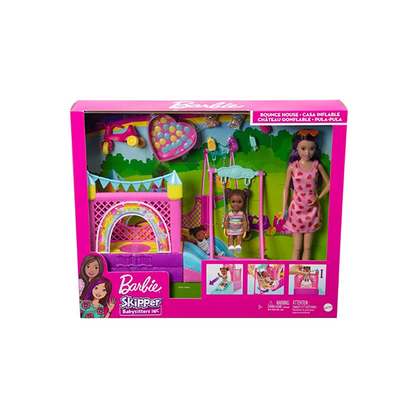 Barbie Skipper Bounce House Playset