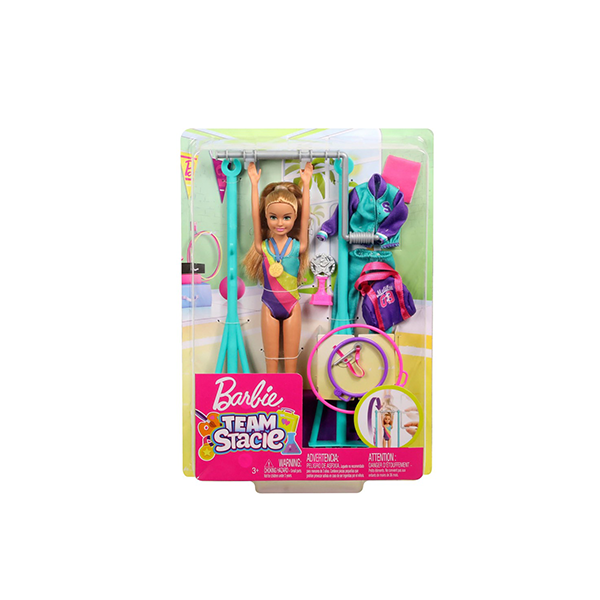 Barbie Team Stacie Doll and Gymnastics Playset