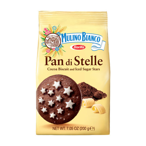 Barilla Mulino Bianco Pan Di Stelle Chocolate Biscuit Cookie | 200g