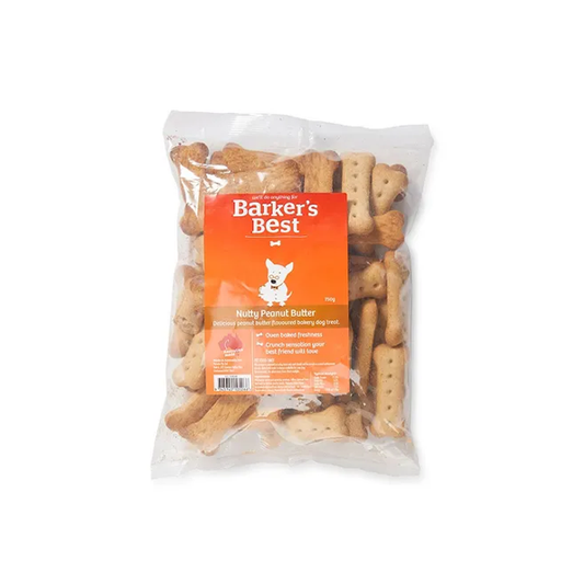 Barkers Best Peanut Butter Biscuits Dog Treat 750g