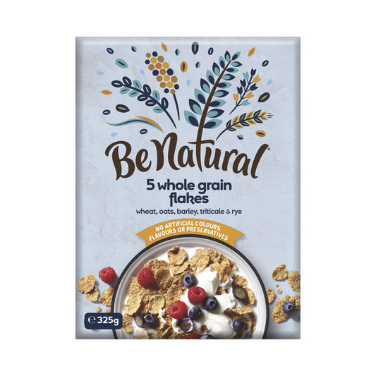 Be Natural 5 Whole Grain Flakes Breakfast Cereal | 325g