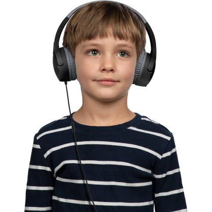 Belkin SOUDNFORM Mini Wired On-Ear Headphones for Kids (Black)