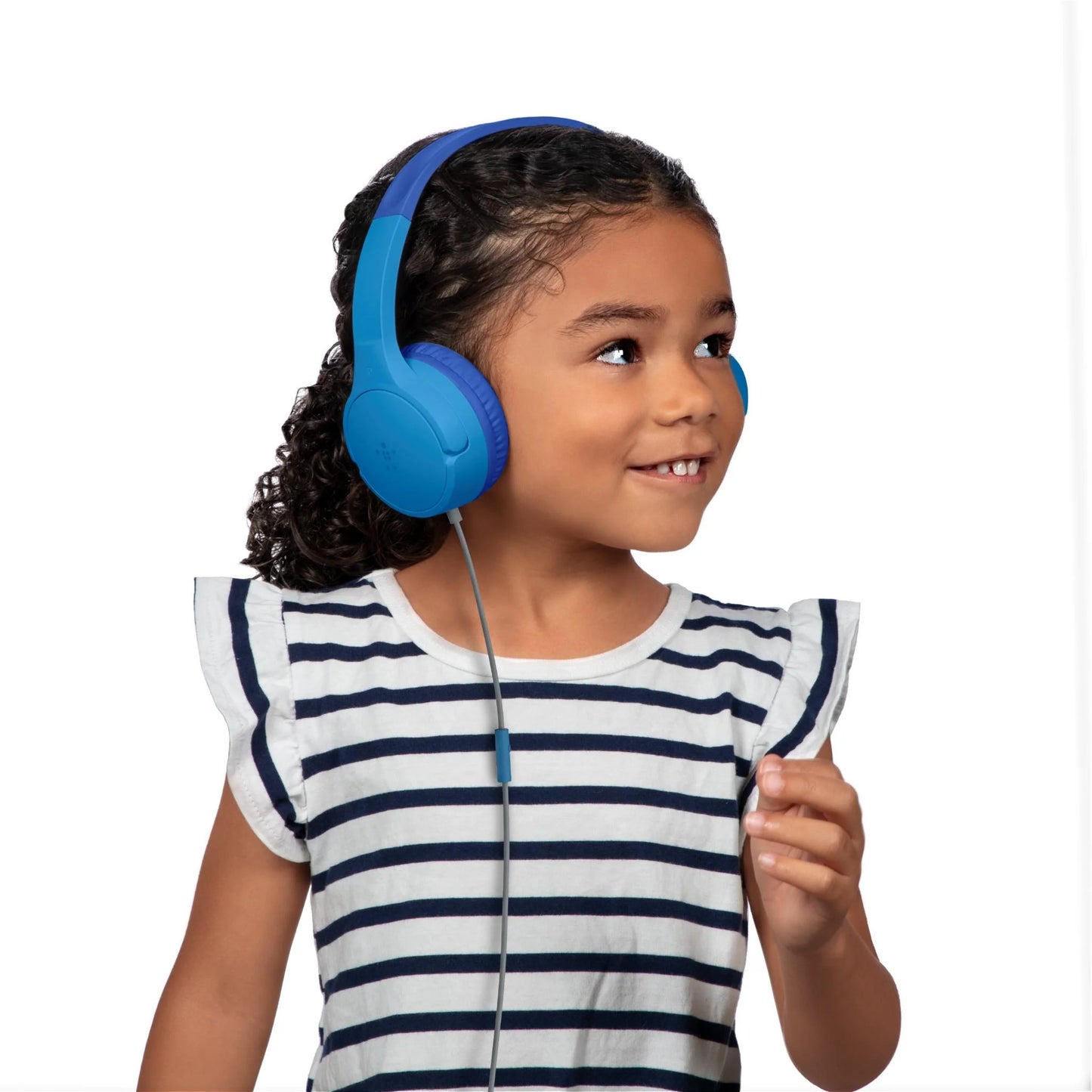 Belkin SOUDNFORM Mini Wired On-Ear Headphones for Kids (Blue)