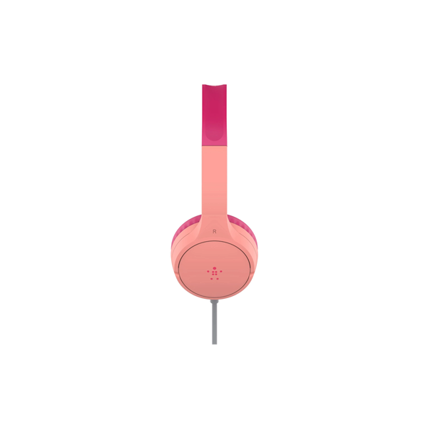 Belkin SOUDNFORM Mini Wired On-Ear Headphones for Kids (Pink)