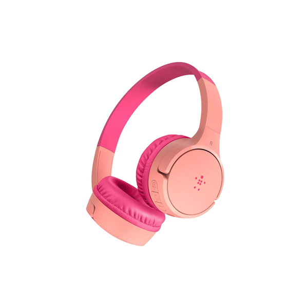 Belkin SOUNDFORM Mini Wireless On-Ear Headphones for Kids (Pink)
