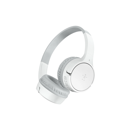 Belkin SOUNDFORM Mini Wireless On-Ear Headphones for Kids (White)