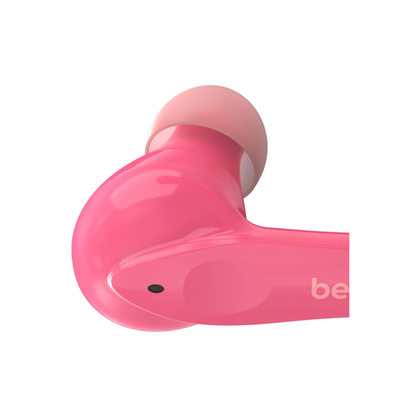 Belkin SOUNDFORM Nano True Wireless In-Ear Headphones for Kids (Pink)