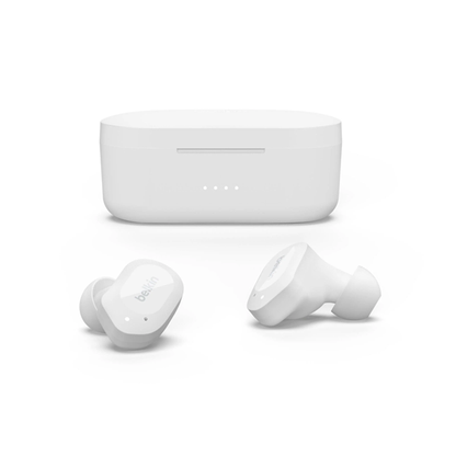 Belkin SOUNDFORM Play True Wireless In-Ear Headphones (White)