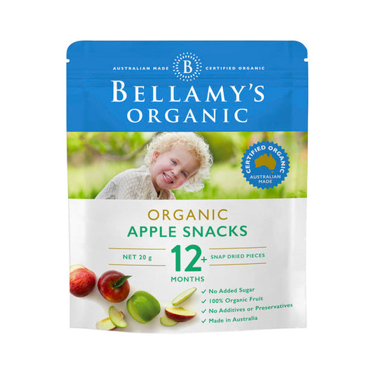 Bellamy's Organic Apple Baby Snacks | 20g x 2 Pack