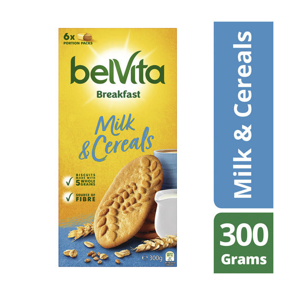 Belvita Milk and Cereals Breakfast Biscuits 6 Pack | 300g