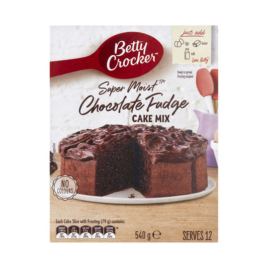 Betty Crocker Chocolate Fudge Cake Mix | 540g