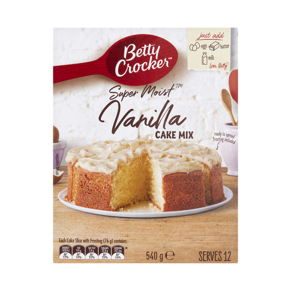 Betty Crocker Vanilla Cake Mix | 540g – Shop & Dispatch