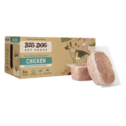 Big Dog Barf Chicken Dog Patties 3kg