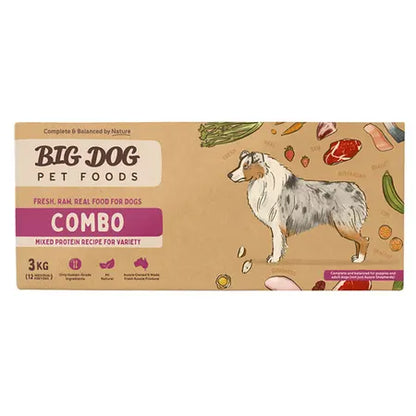Big Dog Barf Combo Dog Patties 3kg