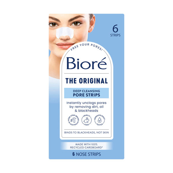 Biore Original Deep Cleansing Pore Strips | 6 pack