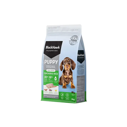 Black Hawk Chicken & Rice Small Puppy Food 3kg