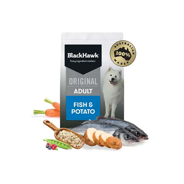 Black Hawk Fish And Potato Adult Dog Food