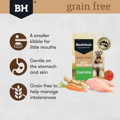 Black Hawk Grain Free Chicken Small Breed Adult Dog Food