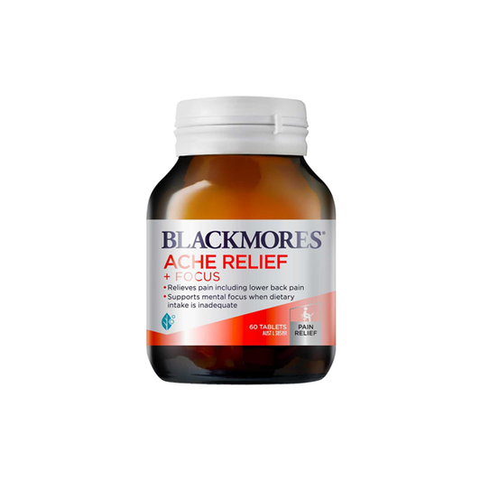 Blackmores Ache Relief + Focus 60 Capsules