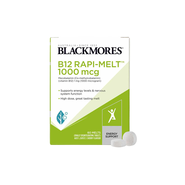 Blackmores B12 Rapi-Melt 1000mcg 60 Melts – Shop & Dispatch