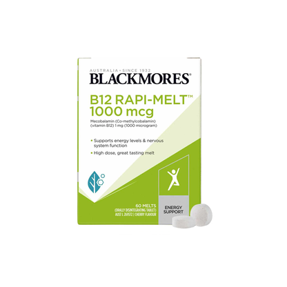 Blackmores B12 Rapi-Melt 1000mcg 60 Melts