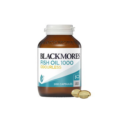 Blackmores Fish Oil Odourless 1000mg 200 Capsules