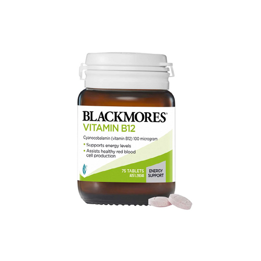 Blackmores Vitamin B12 100mcg 75 Tablets