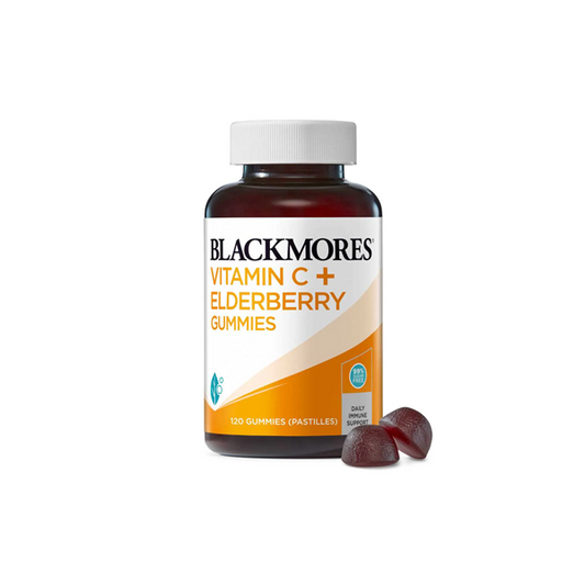 Blackmores Vitamin C + Elderberry Gummies 120 Pack