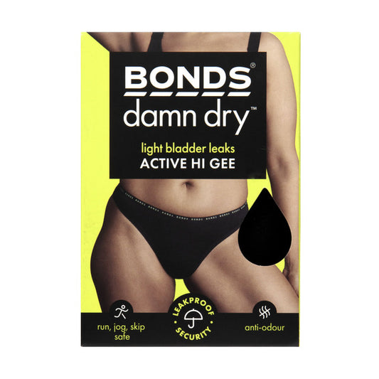 Bonds Damn Dry Active Gee Size 12 | 1 pack