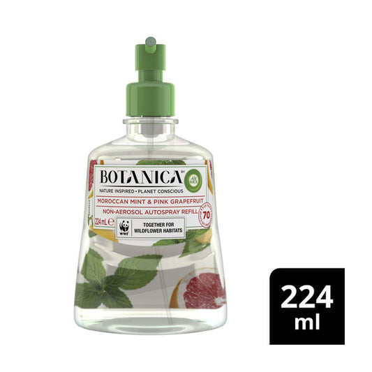 Botanica By Air Wick Moroccan Mint & Pink Grapefruit Automatic Spray Refill | 224mL