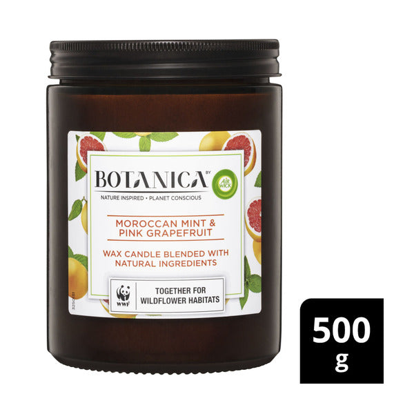 Botanica By Air Wick Moroccan Mint & Pink Grapefruit Candle | 500g