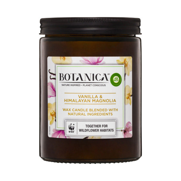 Botanica By Air Wick Scented Candle Vanilla & Himalayan Magnolia | 500g