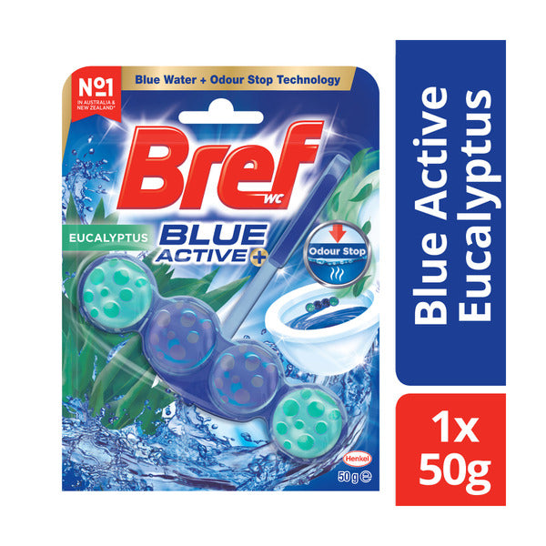 Bref Blue Active Toilet Cleaner Eucalyptus | 50g