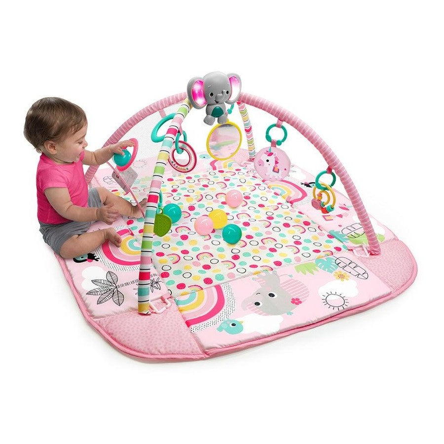 Bright Starts 5in1 Baby Your Way Play Mat Activity Gym/Ball Pit Rainbow Tropics