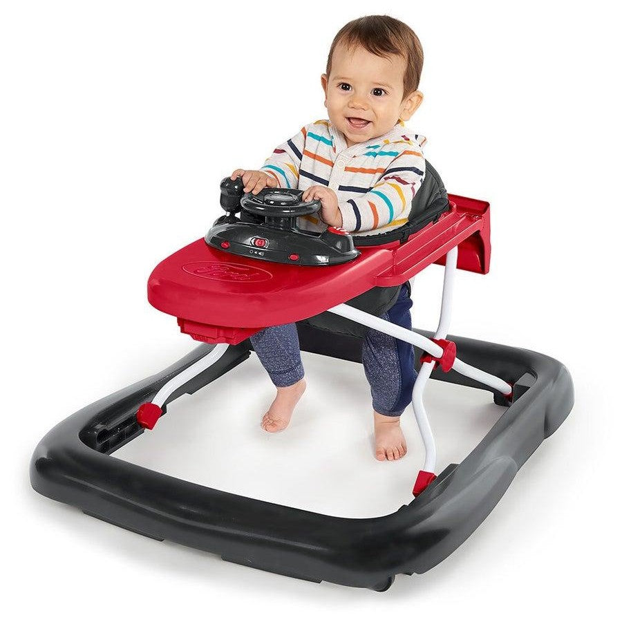 Bright Starts Ford Mustang 3-in-1 Baby Toddler Walker Toys Car Push 6-12m Red