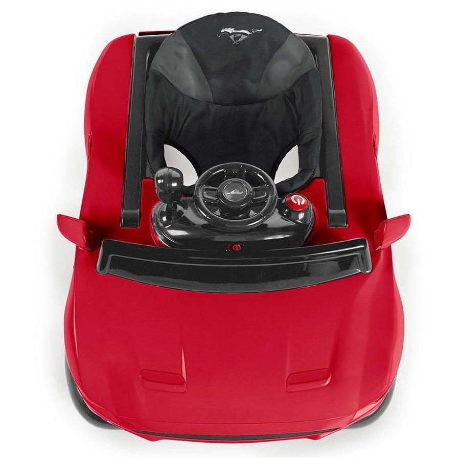 Bright Starts Ford Mustang 3-in-1 Baby Toddler Walker Toys Car Push 6-12m Red