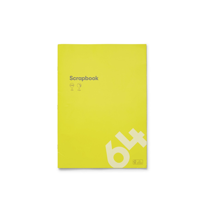 Brilliant Basics 64 Page Scrapbook - Yellow