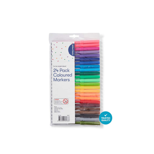 Brilliant Basics Markers 24 Pack - Multi