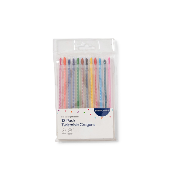 Brilliant Basics Twistable Crayons 12 Pack - Multi