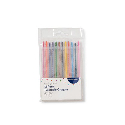 Brilliant Basics Twistable Crayons 12 Pack - Multi