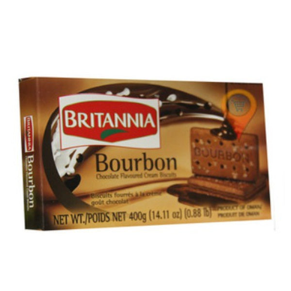 Britannia Bourbon Chocolate Flavoured Cream Biscuits | 400g