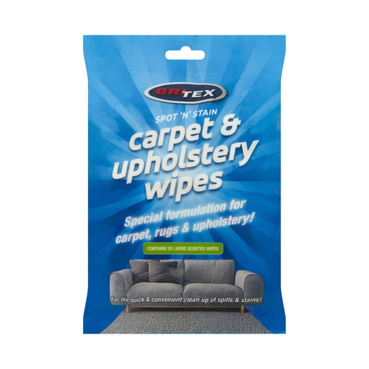Britex Carpet & Upholstery Wipes | 20 pack