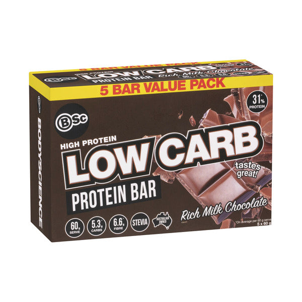 Bsc High Protein Milk Chocolate Bar Multi Pack 5x60g | 300g