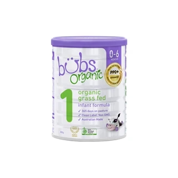 Bubs Organic Grass Fed Formula Stage 1 | 800g