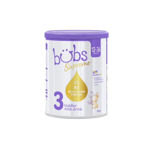 Bubs Supreme A2 Stage 3 Toddler Milk Drink | 800g – Shop & Dispatch