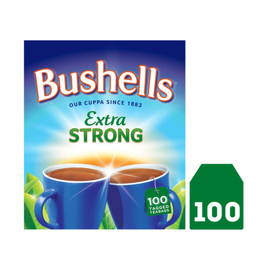 Bushells Blue Label Extra Strong Black Tea Bags | 100 pack