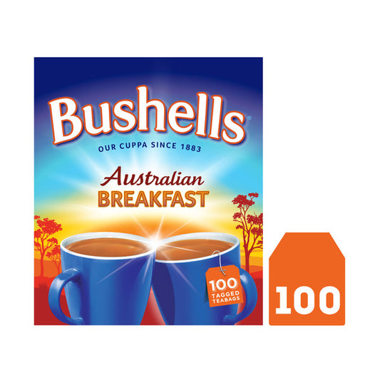 Bushells Breakfast Tea Bags | 100 pack